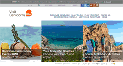 Desktop Screenshot of en.visitbenidorm.es